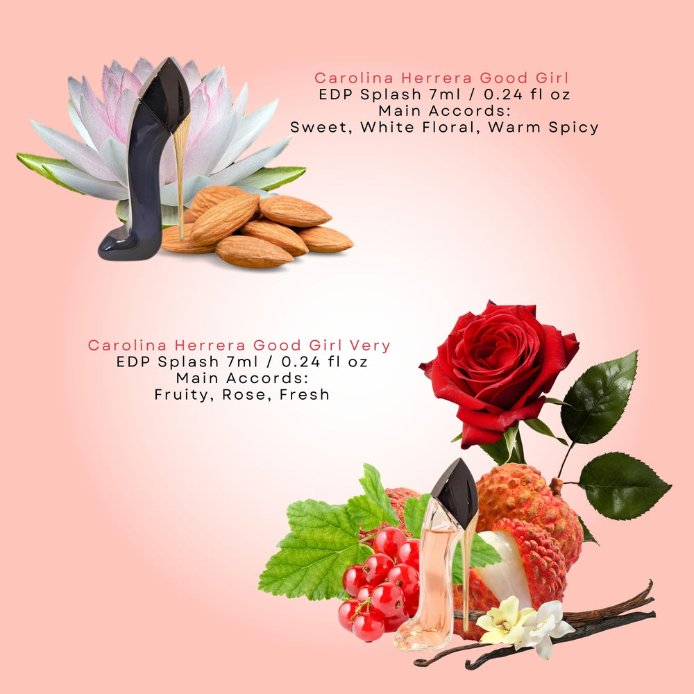Mini perfume sampler image showcasing four scents for exploration.