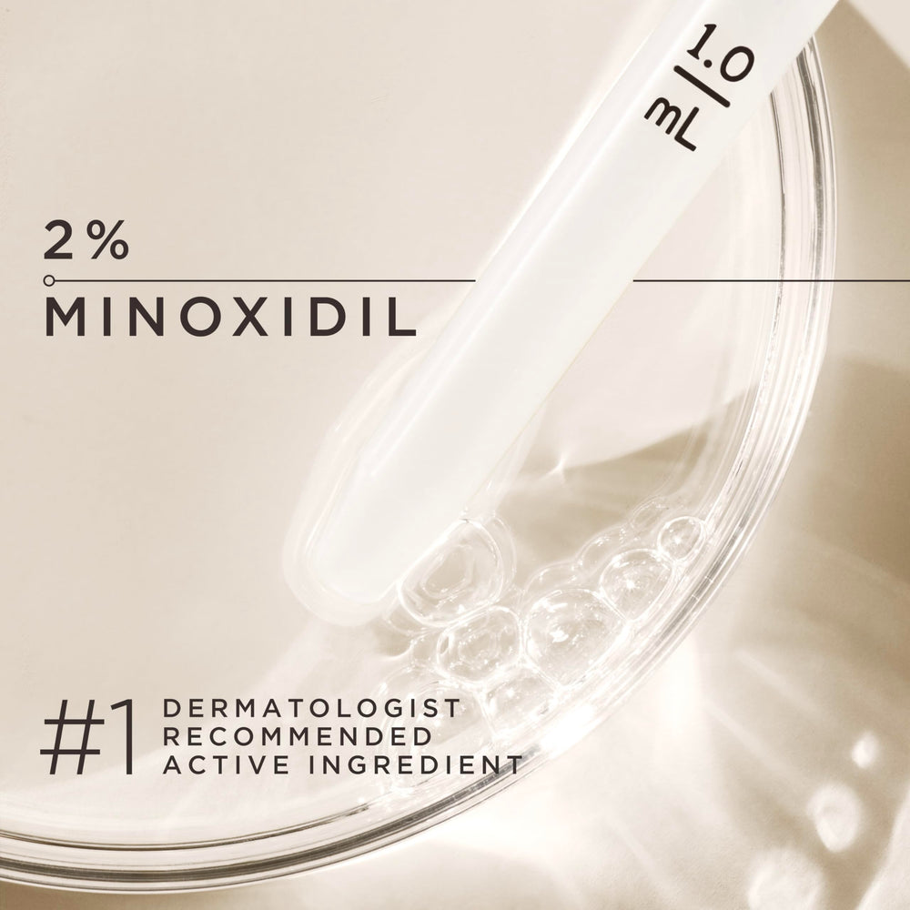 Carol's Daughter Goddess Strength 2% Minoxidil label highlights the active ingredient.
