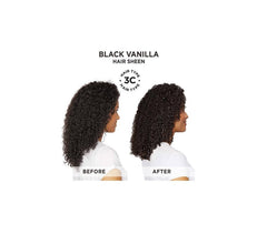 Carol's Daughter Black Vanilla formula with shea butter and jojoba oil nourishes hair