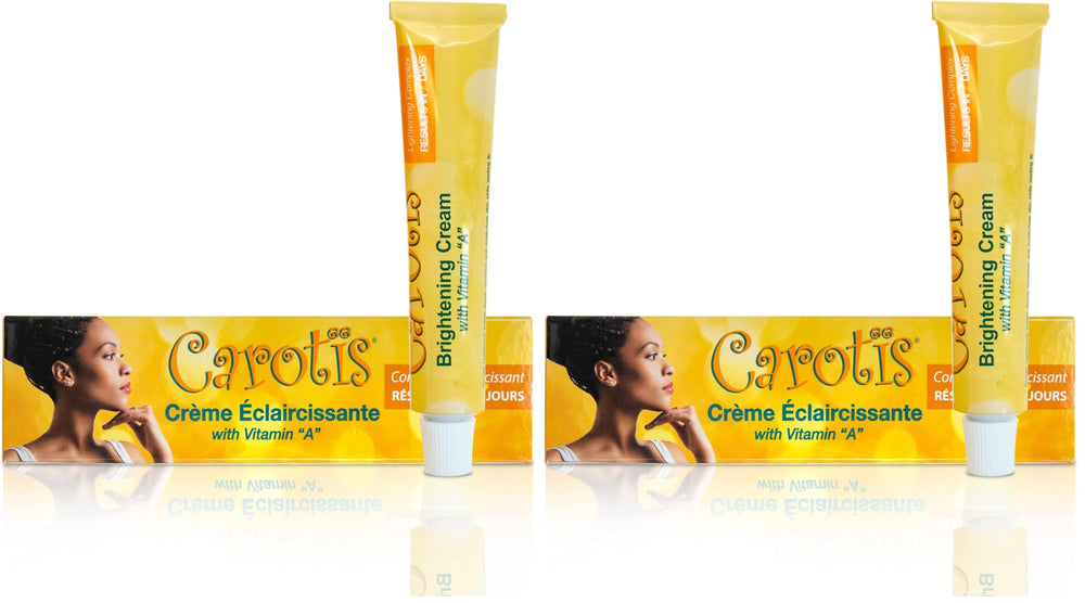 CAROTÏS Brightening Cream bottle duo showcasing enhanced daily radiance
