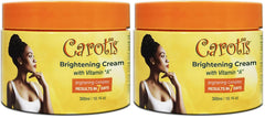 CAROTÏS Skin Brightening Cream two-pack packshot for convenient routine.