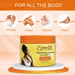 CAROTÏS night-time application shows cream being applied to skin.