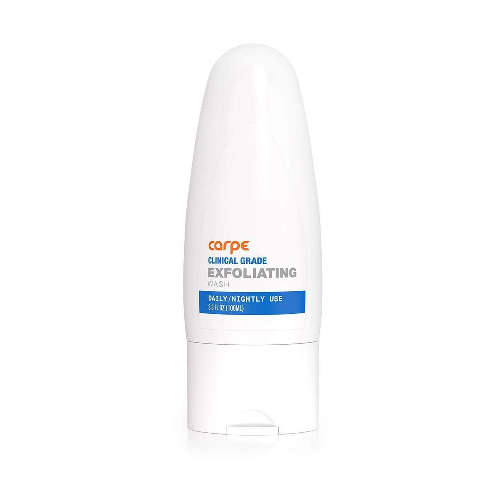 Carpe packaging display highlighting complete underarm regimen