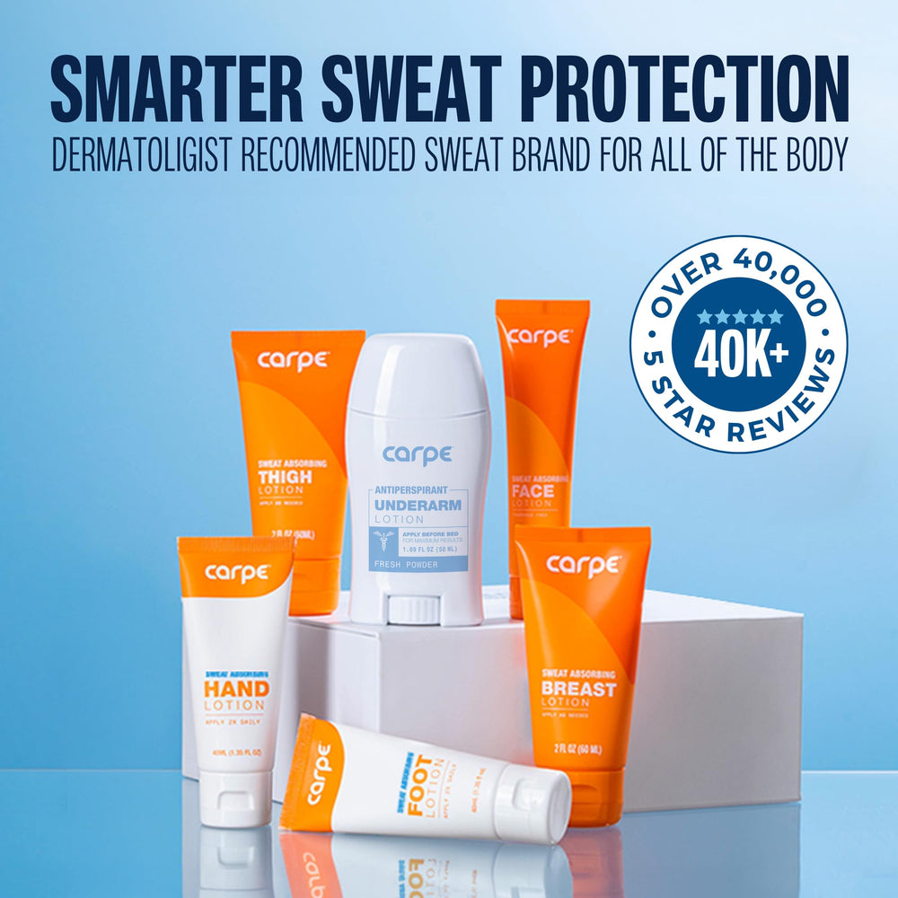 Lifestyle scene with Carpe hand lotion in daily routine