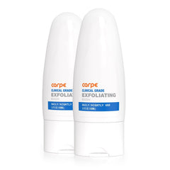 Carpe Exfoliating Underarm Scrub bottle with minty scent boosts odor protection.