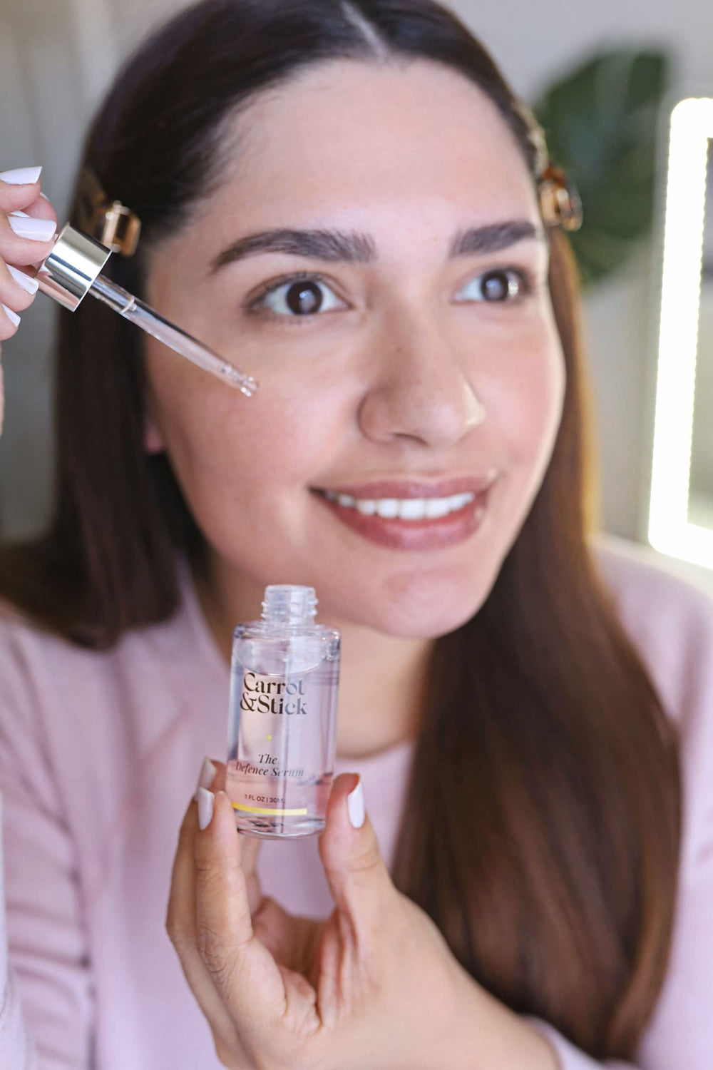 Carrot & Stick Defense Serum texture looks lightweight and fast-absorbing.