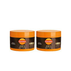 Carroten Intensive Tanning Gel bottle highlighting carrot oil for a bronze glow.