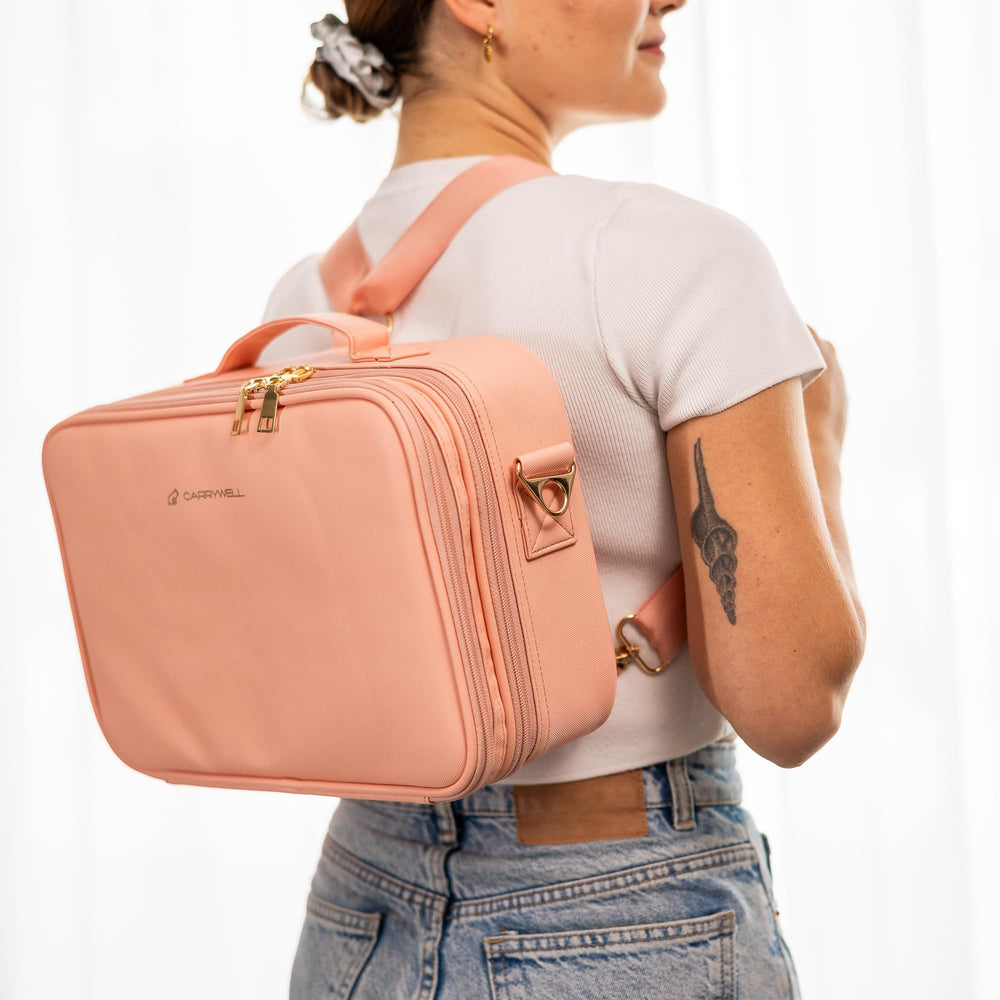Carrywell american-owned brand with Myanmar-made train case for professionals