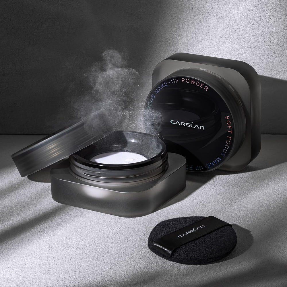 Talc-free formula visual emphasizes safe daily wear.