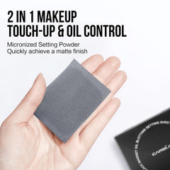 CARSLAN black magnet blotting sheet keeps sheets handy during the day