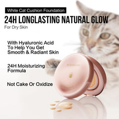 CARSLAN cushion swatch blends smoothly for even skin tone and glow