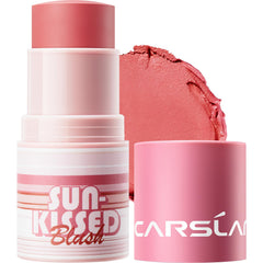 CARSLAN Sun Kissed blush-bronzer stick on cheeks for a natural glow.