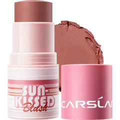 CARSLAN Sun Kissed packaging highlights vegan cream stick for easy all-in-one makeup