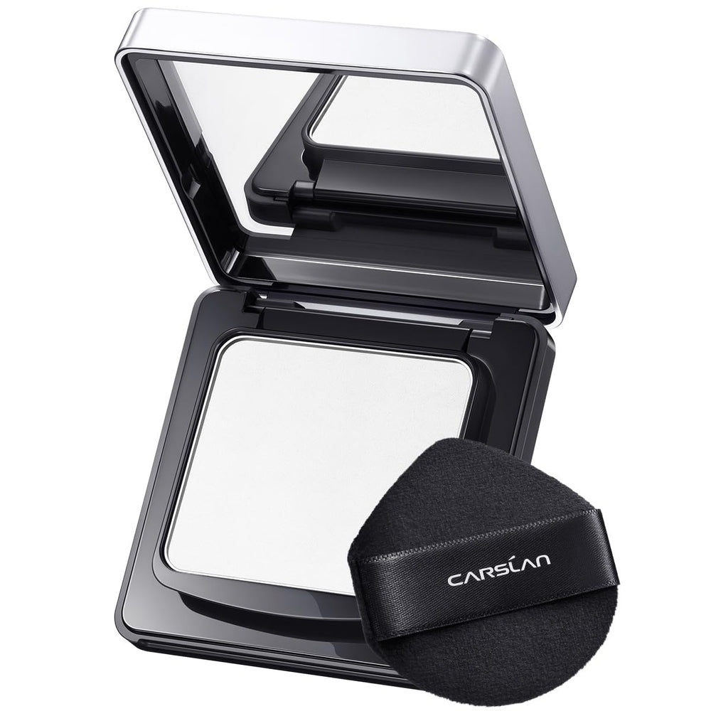CARSLAN waterproof face pressed powder compact for long-lasting oil control