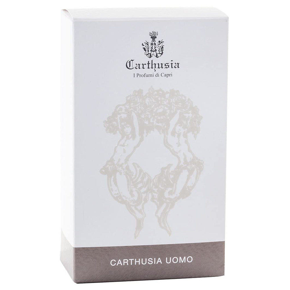 Carthusia Uomo 50ml packaging — gift-worthy presentation for fragrance lovers