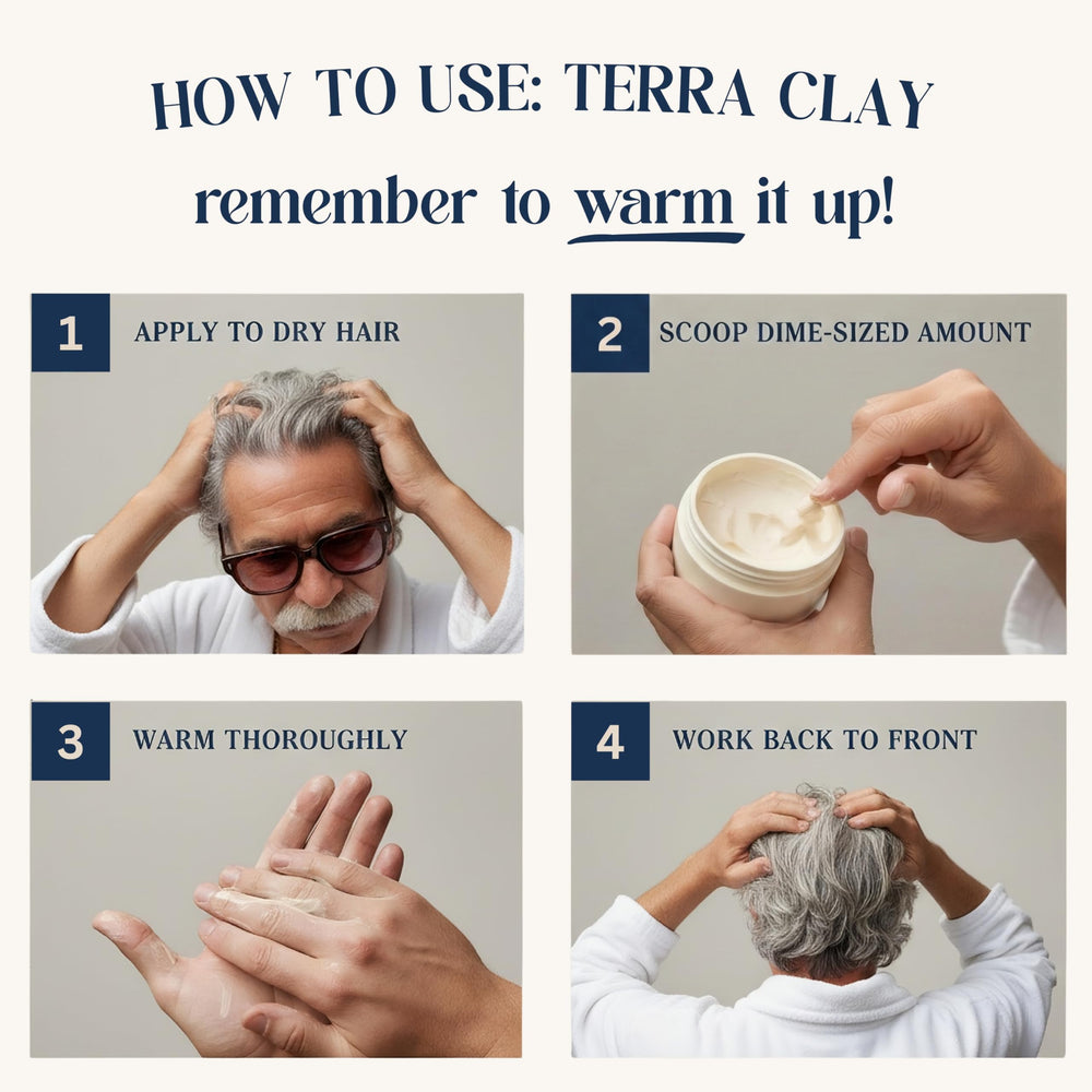 Casa Di Canio Terra Clay fragrance-free label emphasizes neutral care.