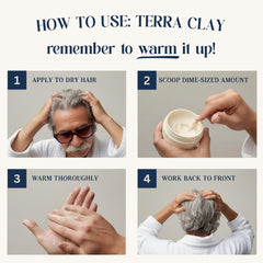 Casa Di Canio Terra Clay fragrance-free label emphasizes neutral care.