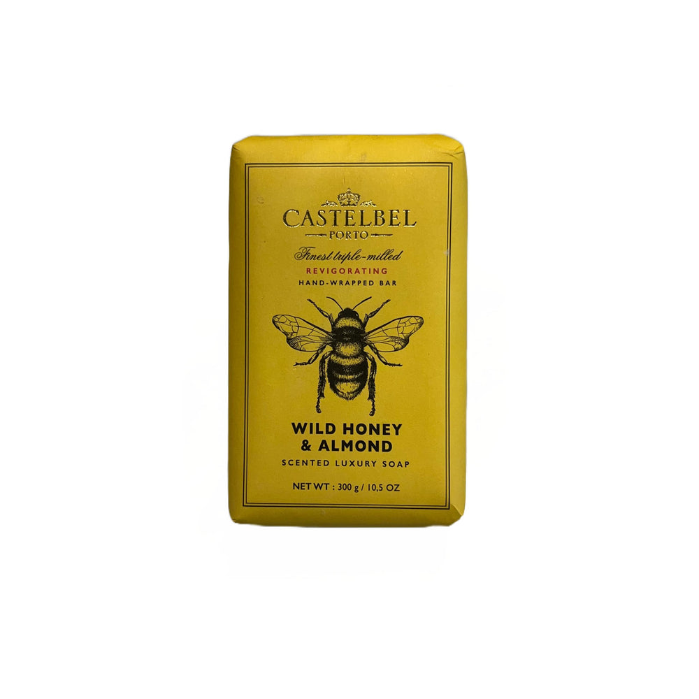 Castelbel Porto Wild Honey & Almond soap bar, rich lather for daily cleansing.