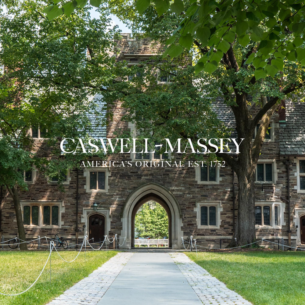 Caswell-Massey American-made label, crafted since 1752 for enduring quality.