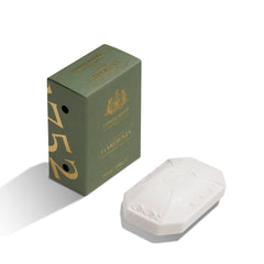 Caswell-Massey Gardenia soap front view shows triple-milled bar with lasting softness