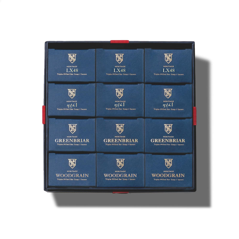 Caswell-Massey Heritage LX48 bar soap delivers a rich lather for daily cleansing.