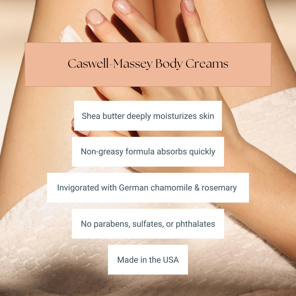 Caswell-Massey Marem packaging image signals USA-made luxury skincare.