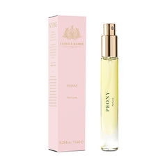 Caswell-Massey Peony Perfume Spray bottle for on-the-go refinement.