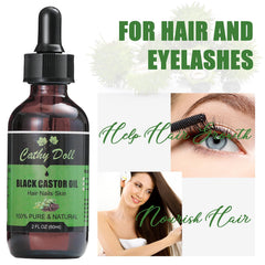 Cathy Doll eyelash eyebrow oil brush shows lash and brow care.