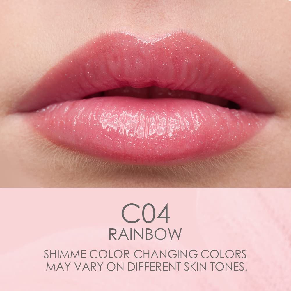Catkin Lip Balm Color Change bottle and case highlight pH-activated glow for a personalized shade.