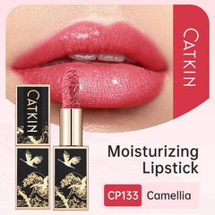 Catkin lipstick paste close-up reveals rich color payoff for everyday looks