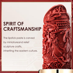 Catkin Lipstick Gift Set packaging detail reflects Eastern-inspired artistry and heritage