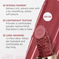 Catkin Moist Lipstick creamy texture for silky, easy application