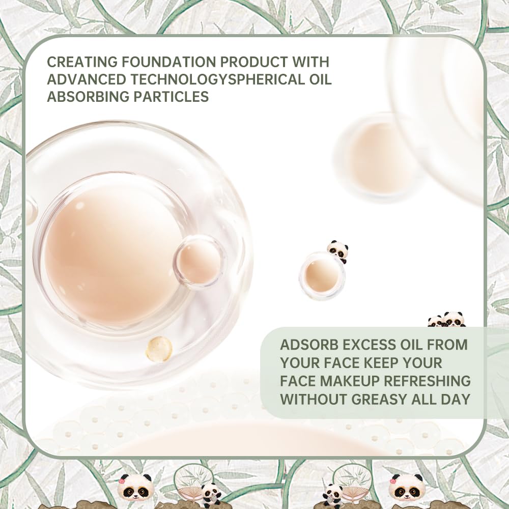 Catkin Panda Land cushion infused with hyaluronic serum for daily hydration