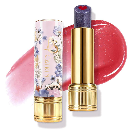 Catkin tinted lip balm core with color and conditioning oils.