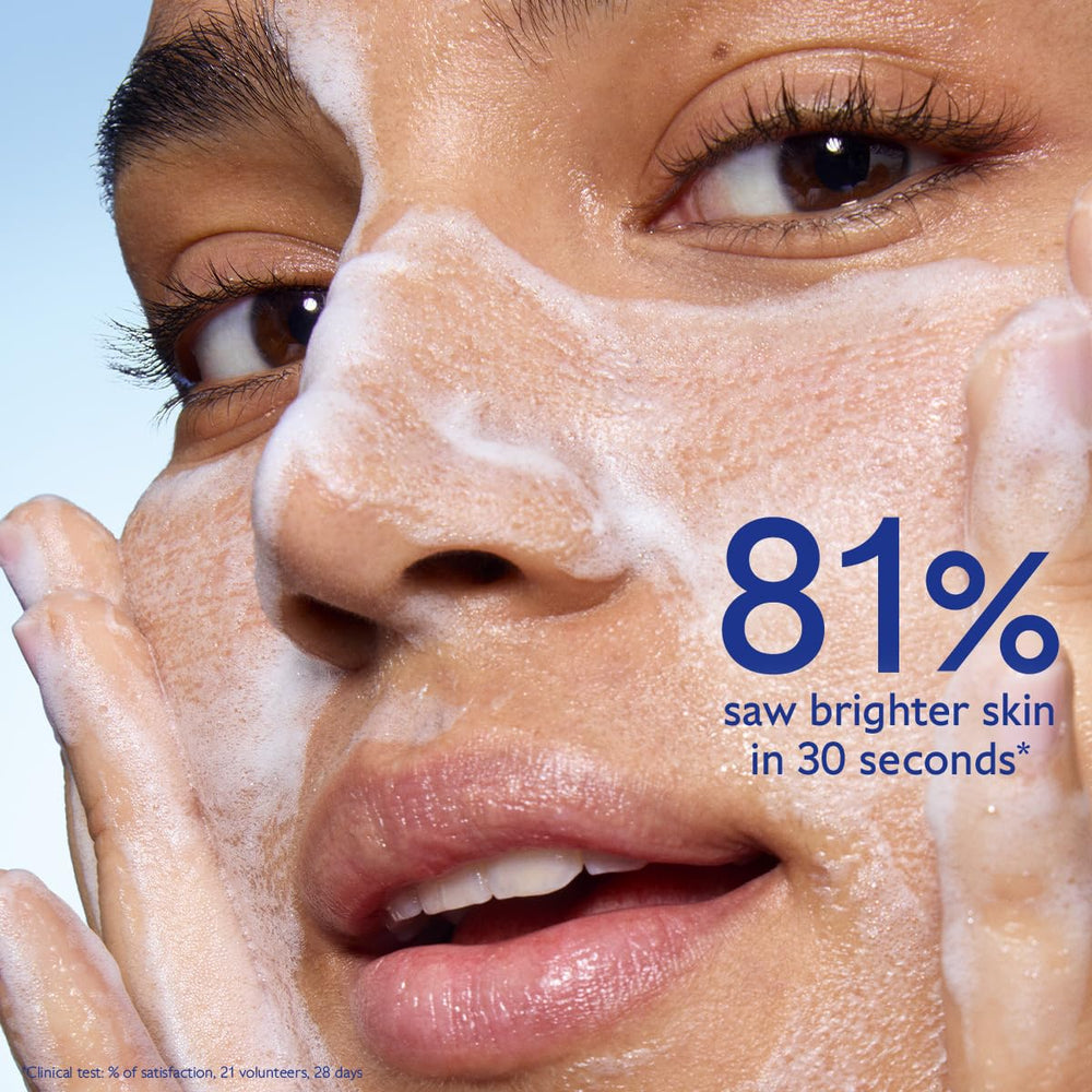 Caudalie foam texture closeup highlighting gentle exfoliation for smoother skin