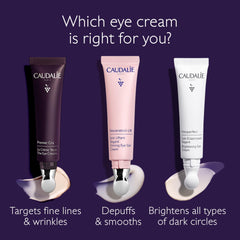 Caudalie Premier Cru eye cream hydrates eye area with hyaluronic acid
