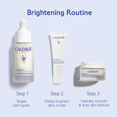 Caudalie travel-size skincare product-a for on-the-go brightening.