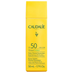 Caudalie Vinosun Protect bottle for daily SPF50 protection.