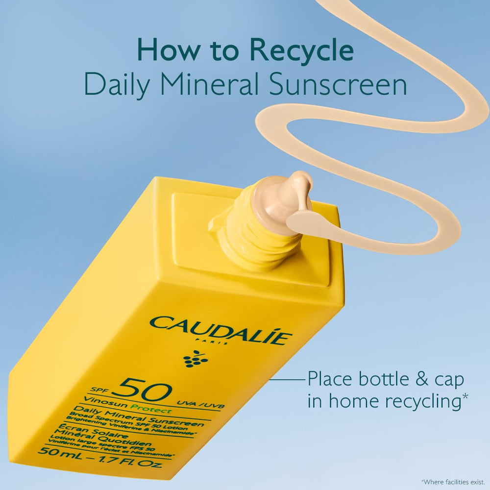 Caudalie Vinosun Protect daily-use scene emphasizes easy reapplication.