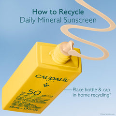 Caudalie Vinosun Protect daily-use scene emphasizes easy reapplication.