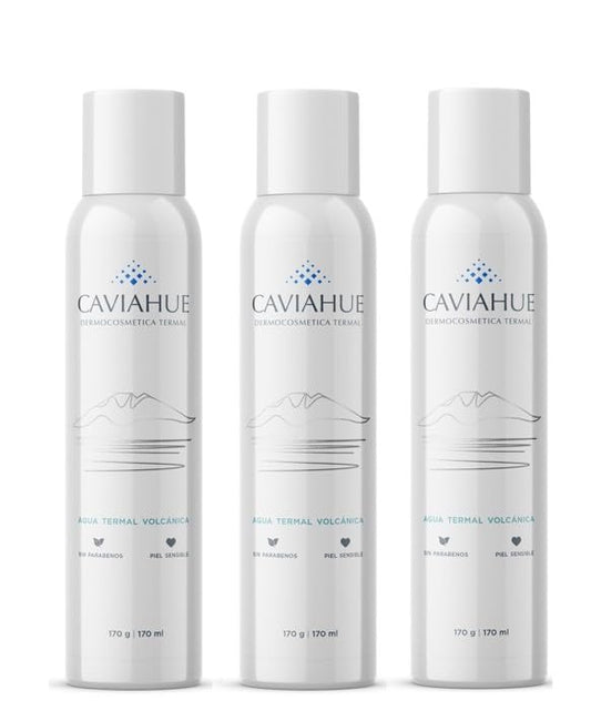 CAVIAHUE Caviahue thermal water spray bottle close-up for sensitive skin hydration