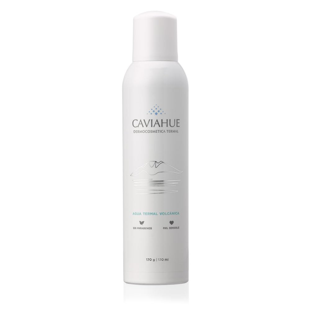 CAVIAHUE Mist on face from Caviahue thermal water spray for calming refreshment