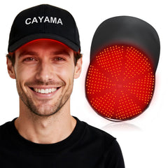 CAYAMA red light cap with full scalp coverage supports a consistent hair growth appearance