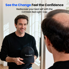 CAYAMA cap focusing on the frontal thinning area for home use