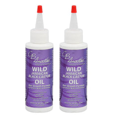 CB SMOOTHE Wild Jamaican Black Castor Oil 4oz bottle for easy topical application.