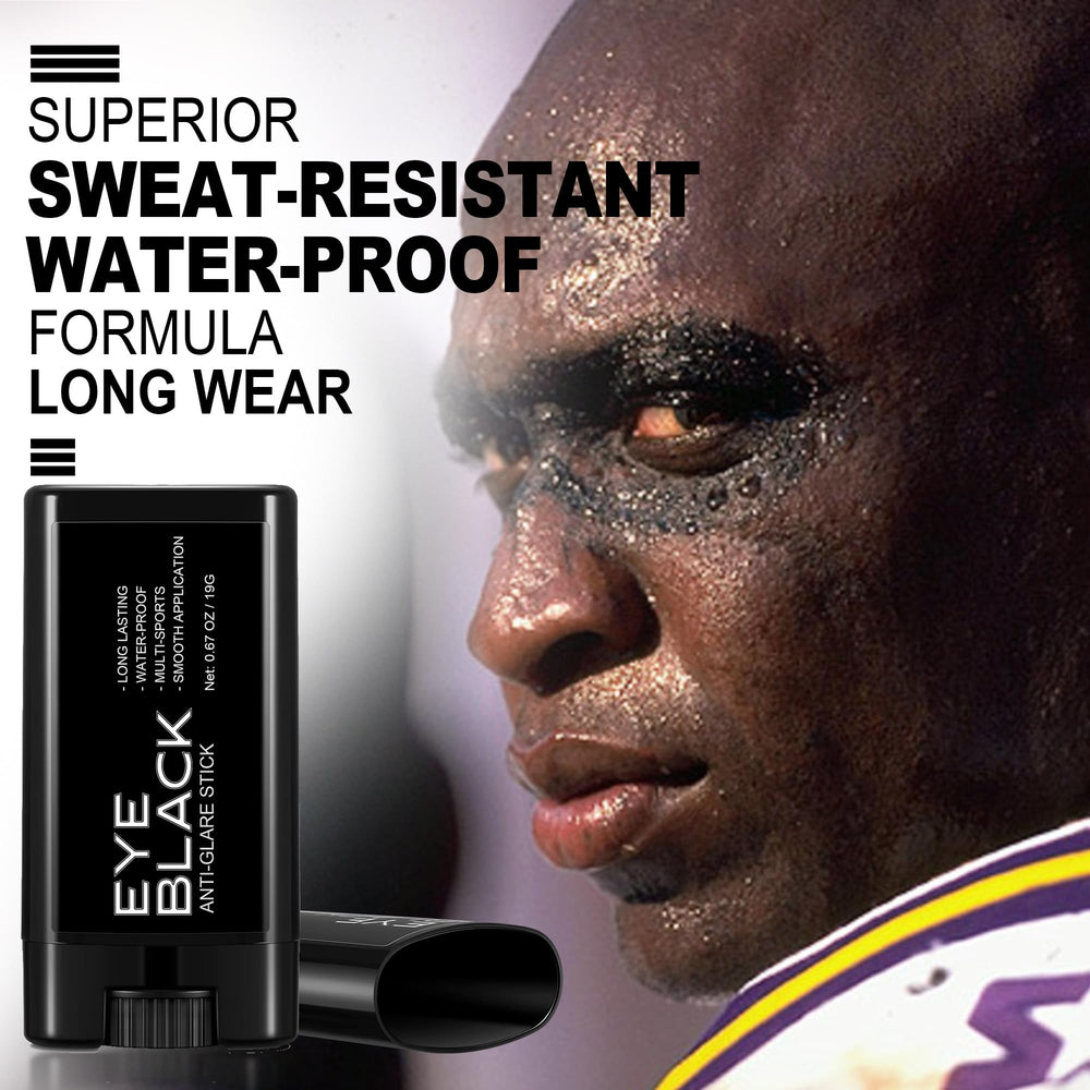 CCbeauty eyeblack stick football application enhances visibility under bright stadium lights.
