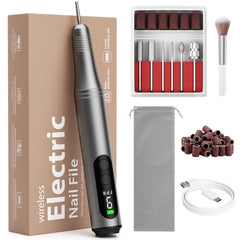 Ccigedy electric nail drill kit in action for at-home nail care