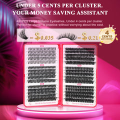 CCODDY Bombshell Plus lightweight lashes provide all-day comfort.