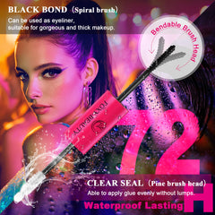 CCODDY Bombshell X precision tweezers for accurate lash placement.