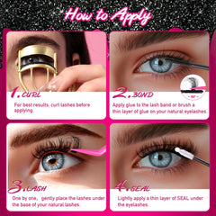CCODDY bond-seal remover dissolves adhesive in seconds without harming natural lashes.